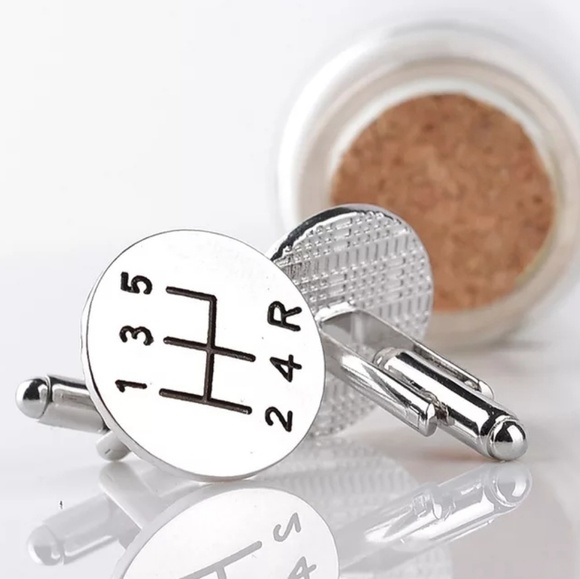 Fun Manual Car Stick Shift Cuff Links - Picture 2 of 5